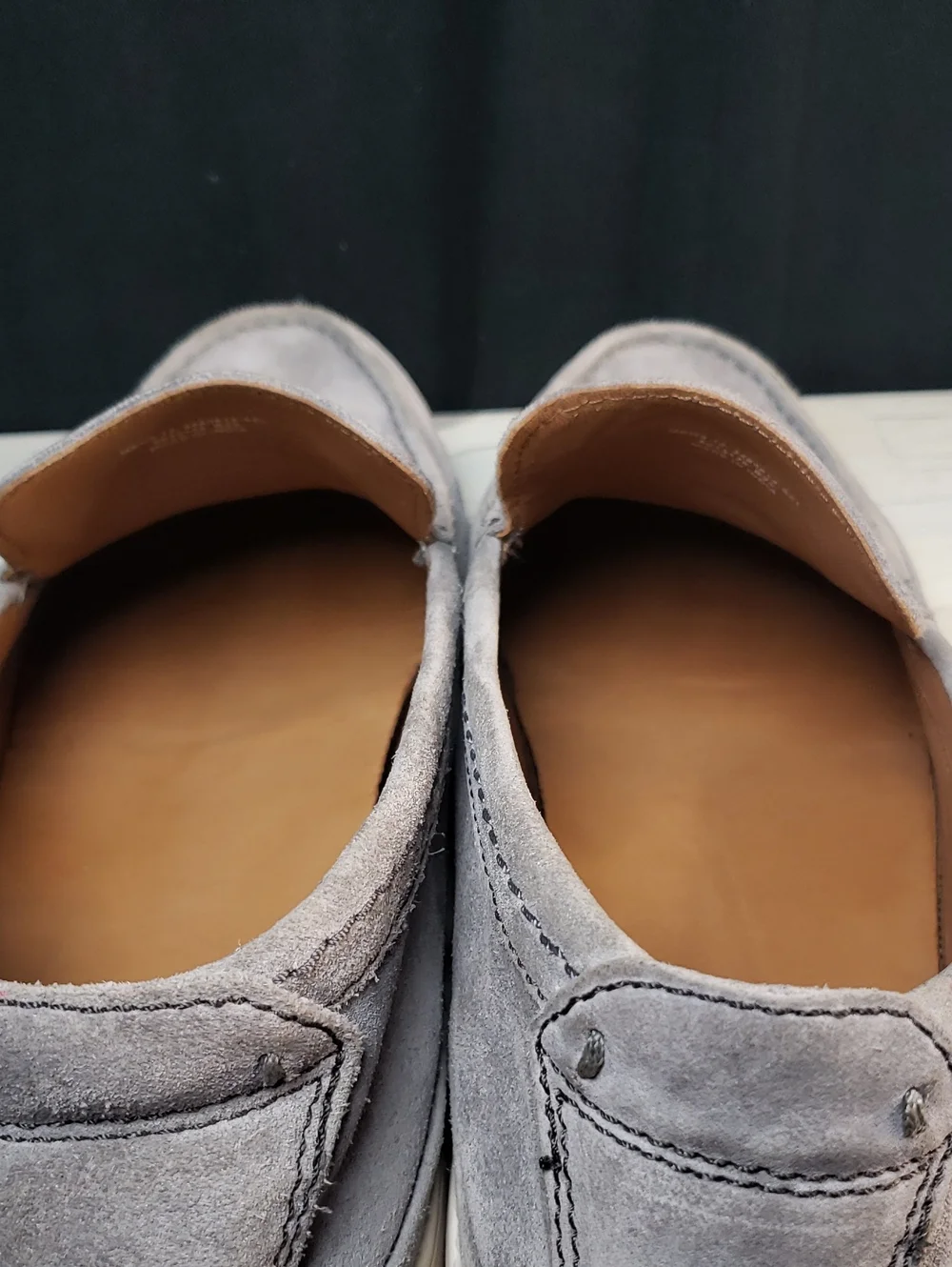 Frye Deck Venetian Slip-On Casual  Loafer in Gray - Men's size 13